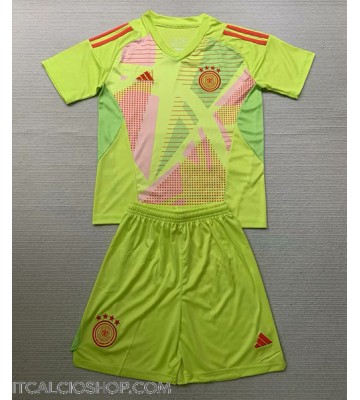Germania Portiere Seconda Maglia Bambino Europei 2024 Manica Corta (+ Pantaloni corti)